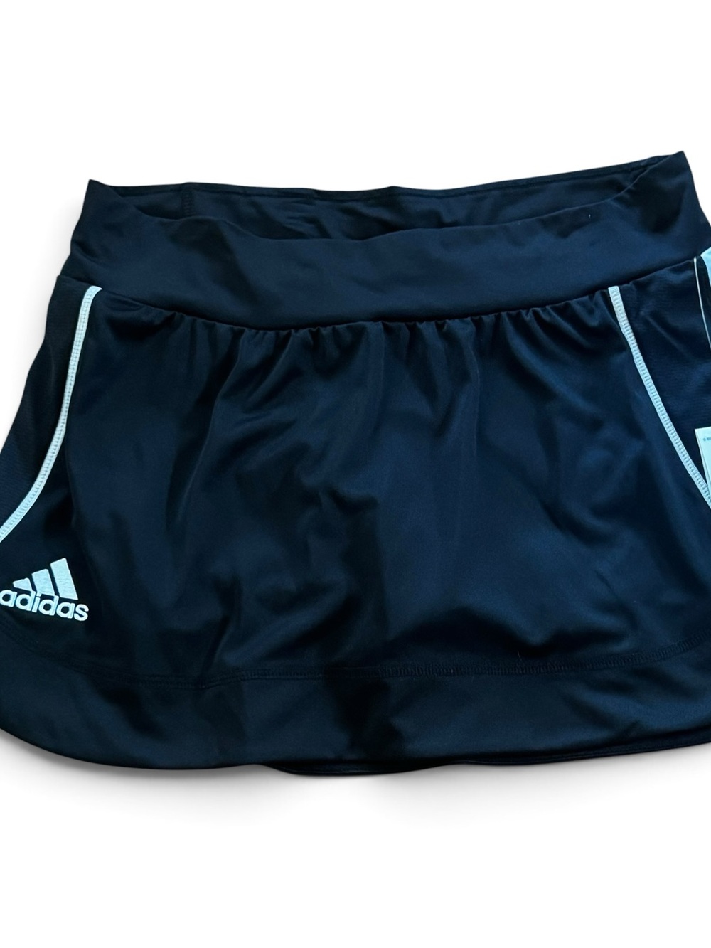 adidas Women’s Black Athletic Utility  Skort with white details